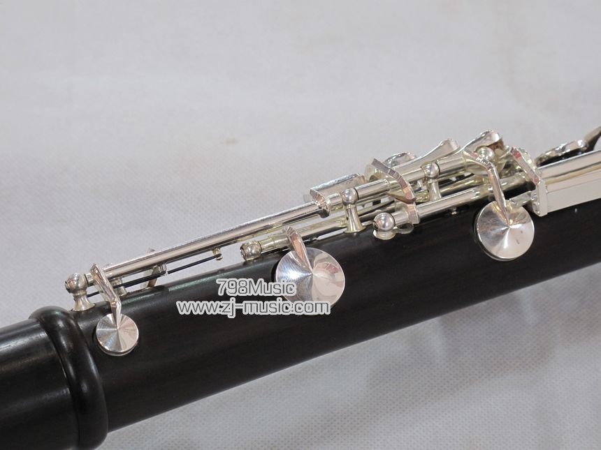 Bb Clarinet Grenadilla Silver Plated 19 Keys-798-CBGS19